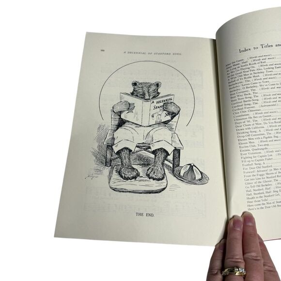 Vintage Songbook A Decennial of Stanford Song University Music Football Drinking - Picture 14 of 16